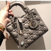 Trendy Design Lady Dior My ABCDior Bag in Cannage with Badges CD510034 Etoupe 2019