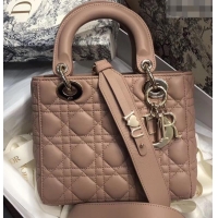 Charming Lady Dior My ABCDior Bag in Cannage with Badges CD510034 Nude 2019