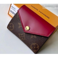 Comfortable Louis Vuitton Monogram Canvas Zoé Wallet M62932 Fuchsia 2019