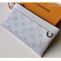 Unique Style Louis Vuitton Monogram Antarctica Canvas Discovery Pochette Bag M30279 White 2019