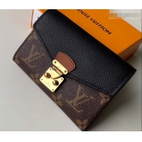 Best Price Louis Vuitton Monogram Canvas Pallas Compact Wallet M67479 Noir 2019