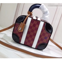 Grade Quality Louis Vuitton Mini Luggage Bag Damier Ebene Canvas M639112 2019