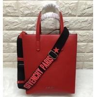 Sophisticated Givenchy Calfskin Shopper Tote 501440 Red