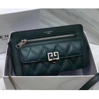 Stylish Givenchy Pocket Shoulder Bag 501448 Green