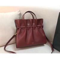 Best Product Mulberry Lynton Smooth Calf Top Handle Bag HH5110 Burgundy