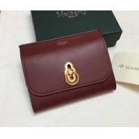 Classic Style Mulberry Amberley Medium Wallet HH51122 Burgundy