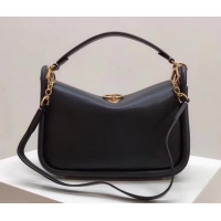 Sophisticated Mulberry Small Leighton Handbag in Midnight Silky Calf HH51128