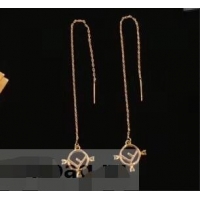 Low Cost Fendi F Is Fendi Long Chain Earrings F93499