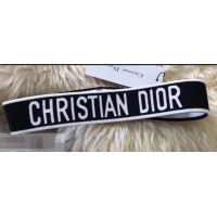 New Fashion Dior Logo Headband CD2162 Black/White