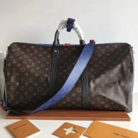 Discount Bulk Louis Vuitton Monogram Macassar Canvas Keepall 50 Strap M43817