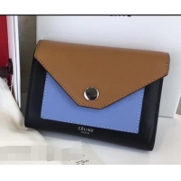 Unique Ladies Celine Pocket Medium Flap Wallet 103783 Brown