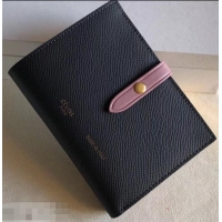 Discount Celine Bicolour Medium Strap Multifunction Wallet 952102 Black/Pink