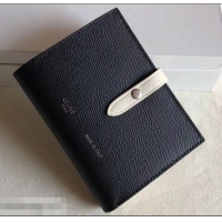 Original Celine Bicolour Medium Strap Multifunction Wallet 952102 Black/White