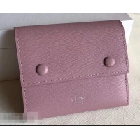 Duplicate Celine Epi Small Flap Folded Multifunction Wallet 952151 Light Pink