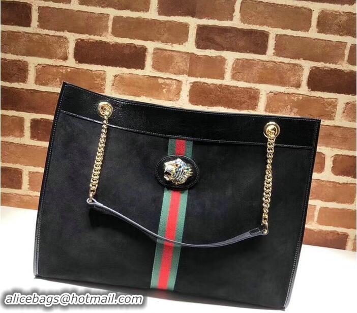 Grade Quality Gucci Rajah Large Tote 537219 Black