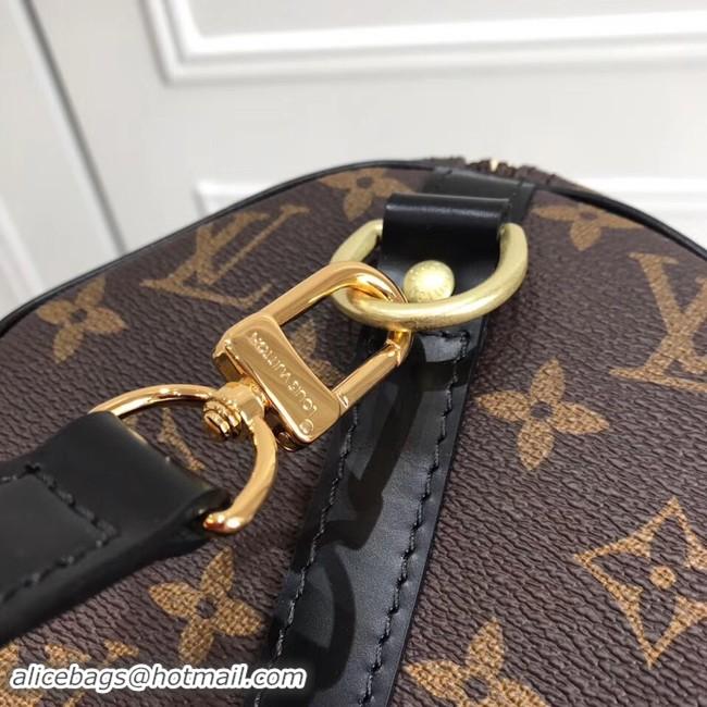 High Quality Louis Vuitton Original Monogram Canvas SPEEDY BANDOULIERE 30 M41112 Black