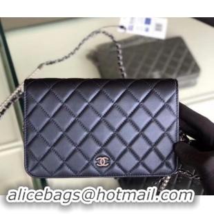 Affordable Price Chanel Pearl CC Logo Wallet On Chain WOC Bag 6003013 Blue