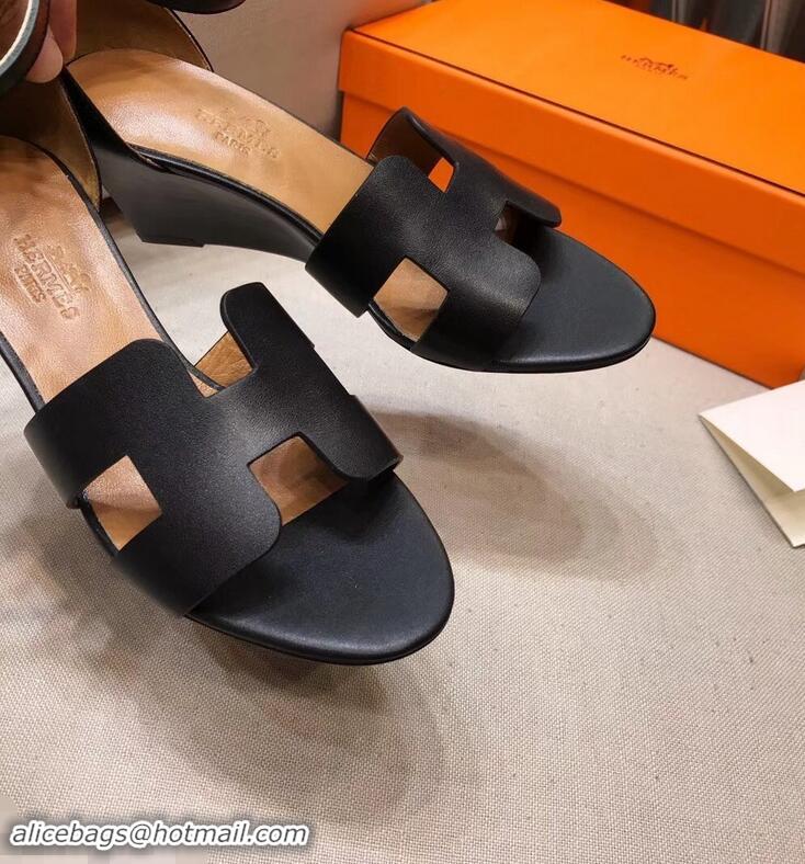 New Style Hermes Legend Sandals H95501 Black