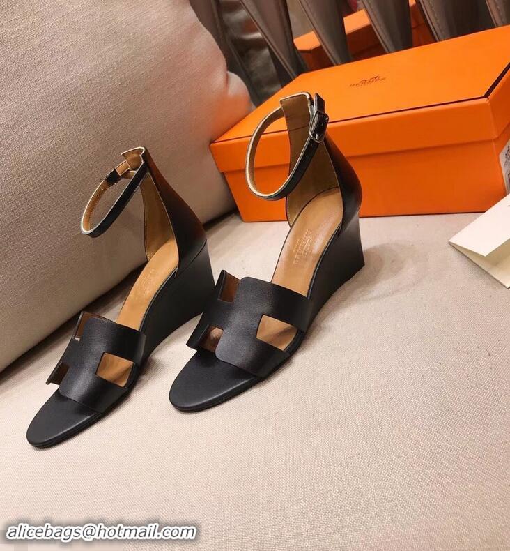 New Style Hermes Legend Sandals H95501 Black