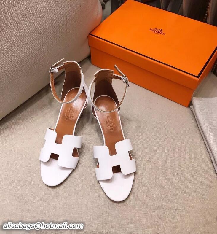 Low Price Hermes Legend Sandals H95501 White