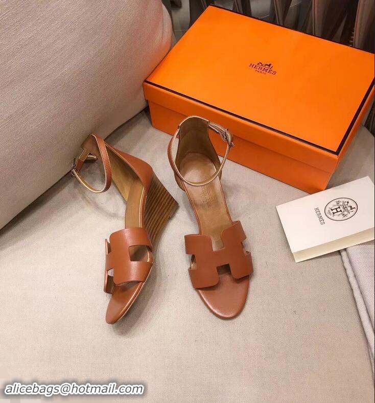 Best Price Hermes Legend Sandals H95501 Brown