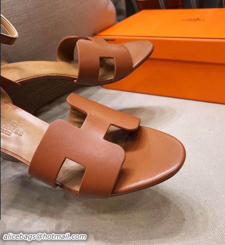 Best Price Hermes Legend Sandals H95501 Brown