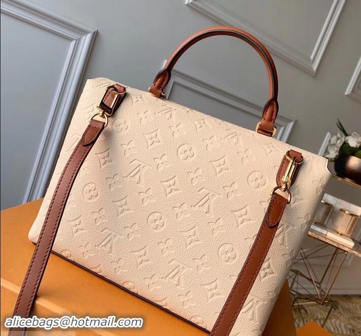 Promotional Louis Vuitton Monogram Empreinte Marignan Bag M44549 Creme Caramel 2019