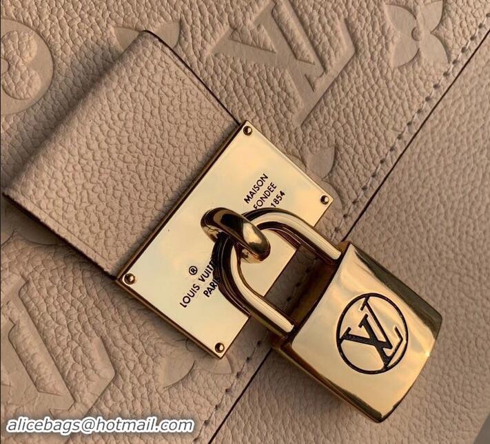 Promotional Louis Vuitton Monogram Empreinte Marignan Bag M44549 Creme Caramel 2019