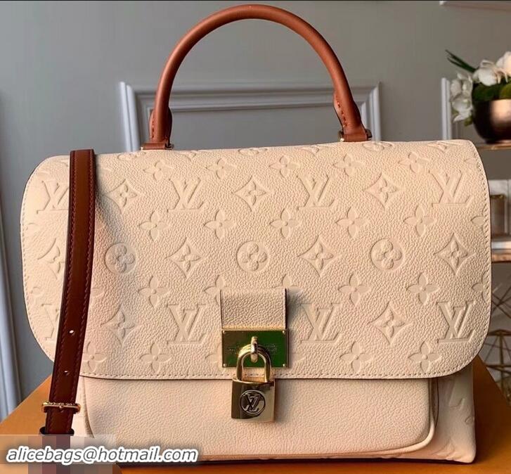 Promotional Louis Vuitton Monogram Empreinte Marignan Bag M44549 Creme Caramel 2019