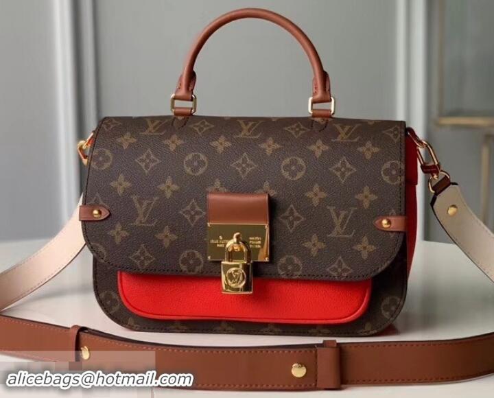 Fashion Discount Louis Vuitton Monogram Canvas Vaugirard Bag M44548 Coquelicot 2019 