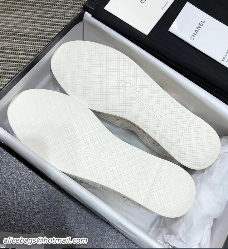 Classic Hot Sell Chanel Tweed and PVC Espadrilles G34819 White 2019