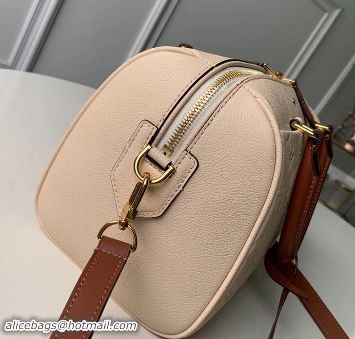 Good Taste Louis Vuitton Monogram Empreinte Speedy Bandouliere 30 Bag M44735 Creme Caramel 2019