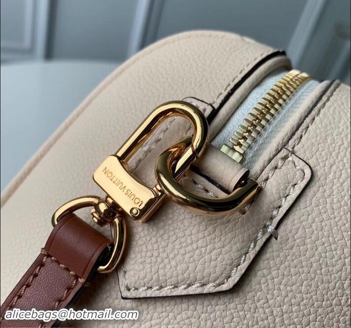 Best Quality Louis Vuitton Monogram Empreinte Speedy Bandouliere 20 Bag M44737 Creme Caramel 2019