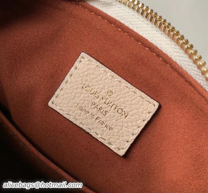 Best Quality Louis Vuitton Monogram Empreinte Speedy Bandouliere 20 Bag M44737 Creme Caramel 2019