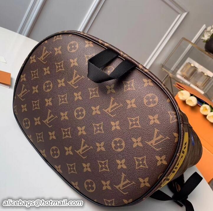 New Fashion Louis Vuitton Monogram Canvas Chalk Backpack Bag M44615 Marron 2019