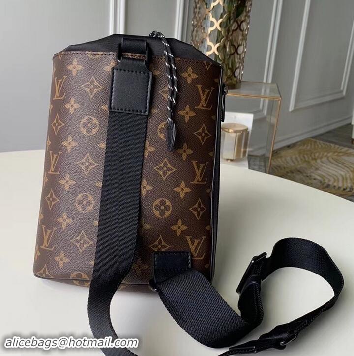 Good Product Louis Vuitton Monogram Canvas Chalk Sling Bag M44625 Marron 2019