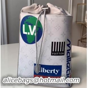 Best Grade Louis Vuitton Monogram White Canvas Chalk Sling Bag M44629 2019