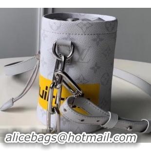 Best Product Louis Vuitton Monogram White Canvas Chalk Nano Bag M44631 2019