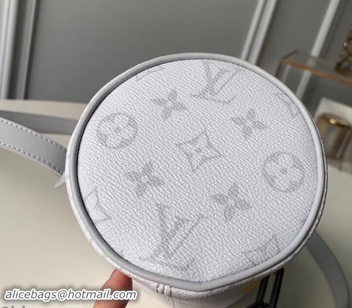 Best Product Louis Vuitton Monogram White Canvas Chalk Nano Bag M44631 2019