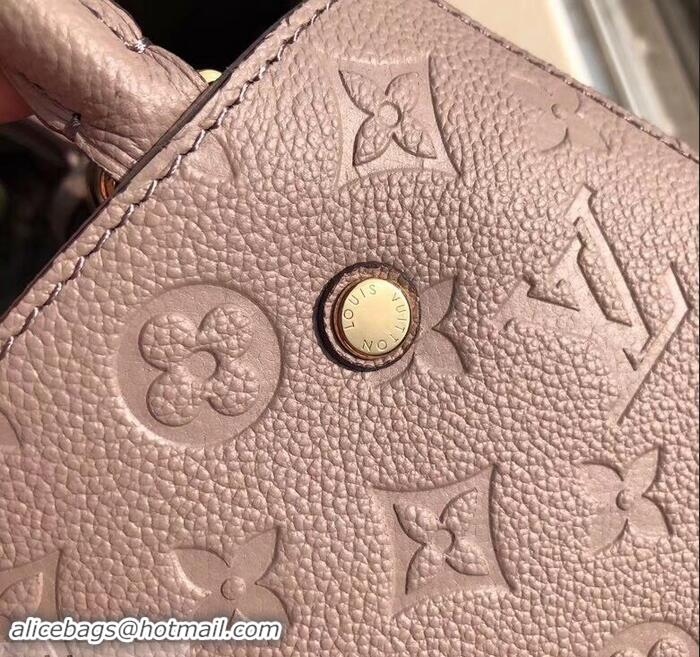 New Design Louis Vuitton Monogram Empreinte Leather Montaigne MM Bag M43929 Vison