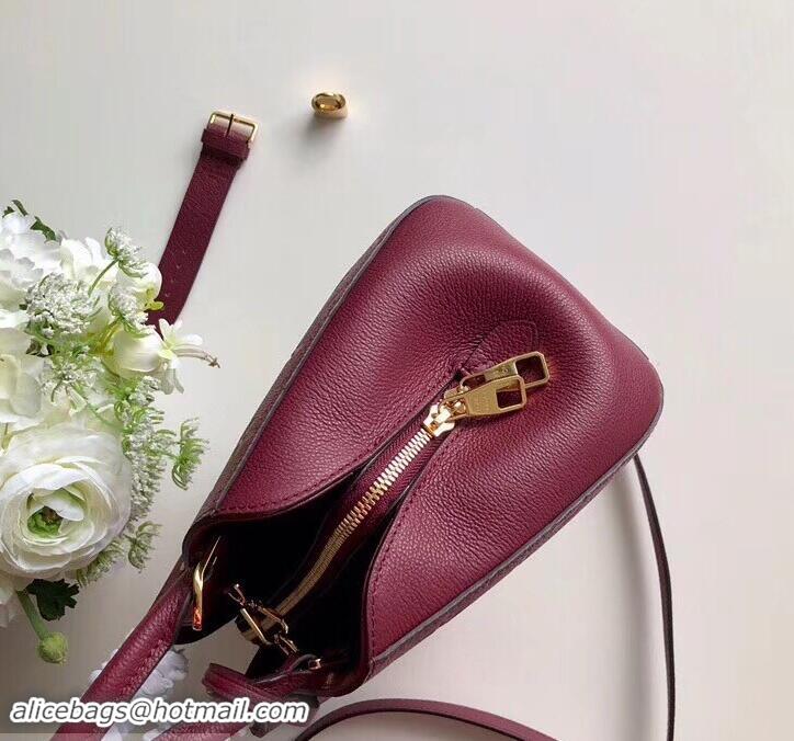 Low Price Louis Vuitton Monogram Empreinte Leather Montaigne BB Bag M42747 Raisin