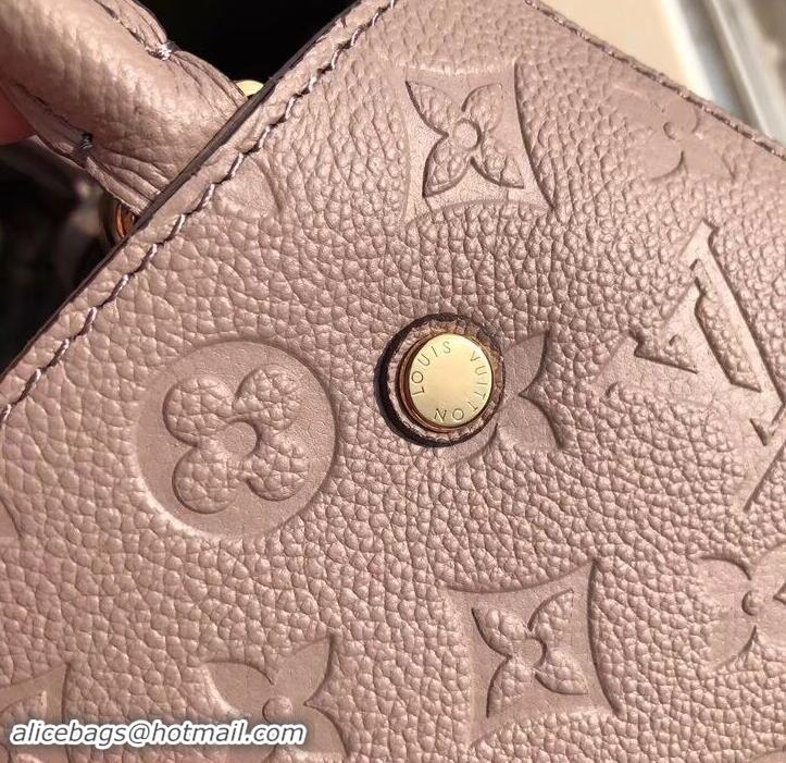 Good Quality Louis Vuitton Monogram Empreinte Leather Montaigne BB Bag M44160 Vison