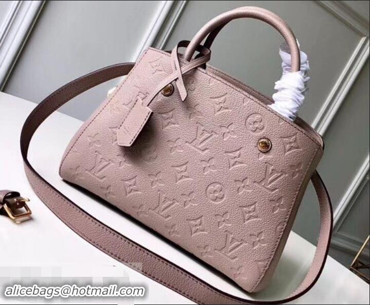 Good Quality Louis Vuitton Monogram Empreinte Leather Montaigne BB Bag M44160 Vison