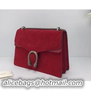 Most Popular Gucci Suede Dionysus Medium Shoulder Bag 403348/400235 Red