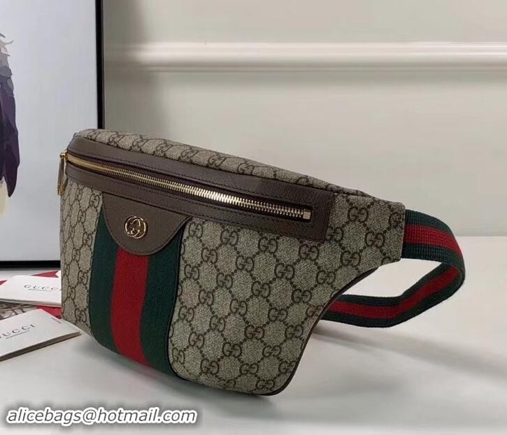 Classic Practical Gucci Vintage GG Web Belt Bag 575082 2019