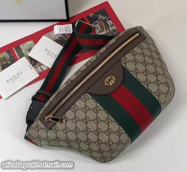 Classic Practical Gucci Vintage GG Web Belt Bag 575082 2019