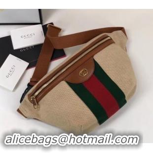 Low Cost Gucci Vintage Canvas Web Belt Bag 575082 2019