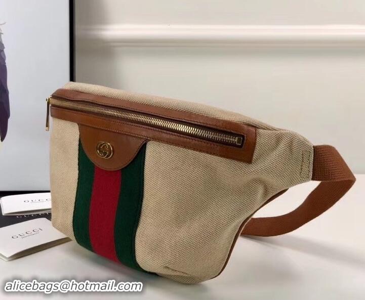 Low Cost Gucci Vintage Canvas Web Belt Bag 575082 2019