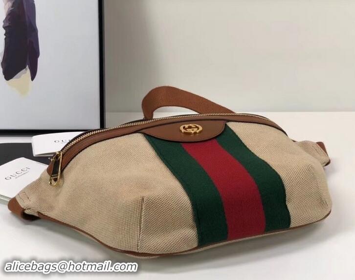 Low Cost Gucci Vintage Canvas Web Belt Bag 575082 2019