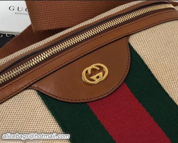 Low Cost Gucci Vintage Canvas Web Belt Bag 575082 2019